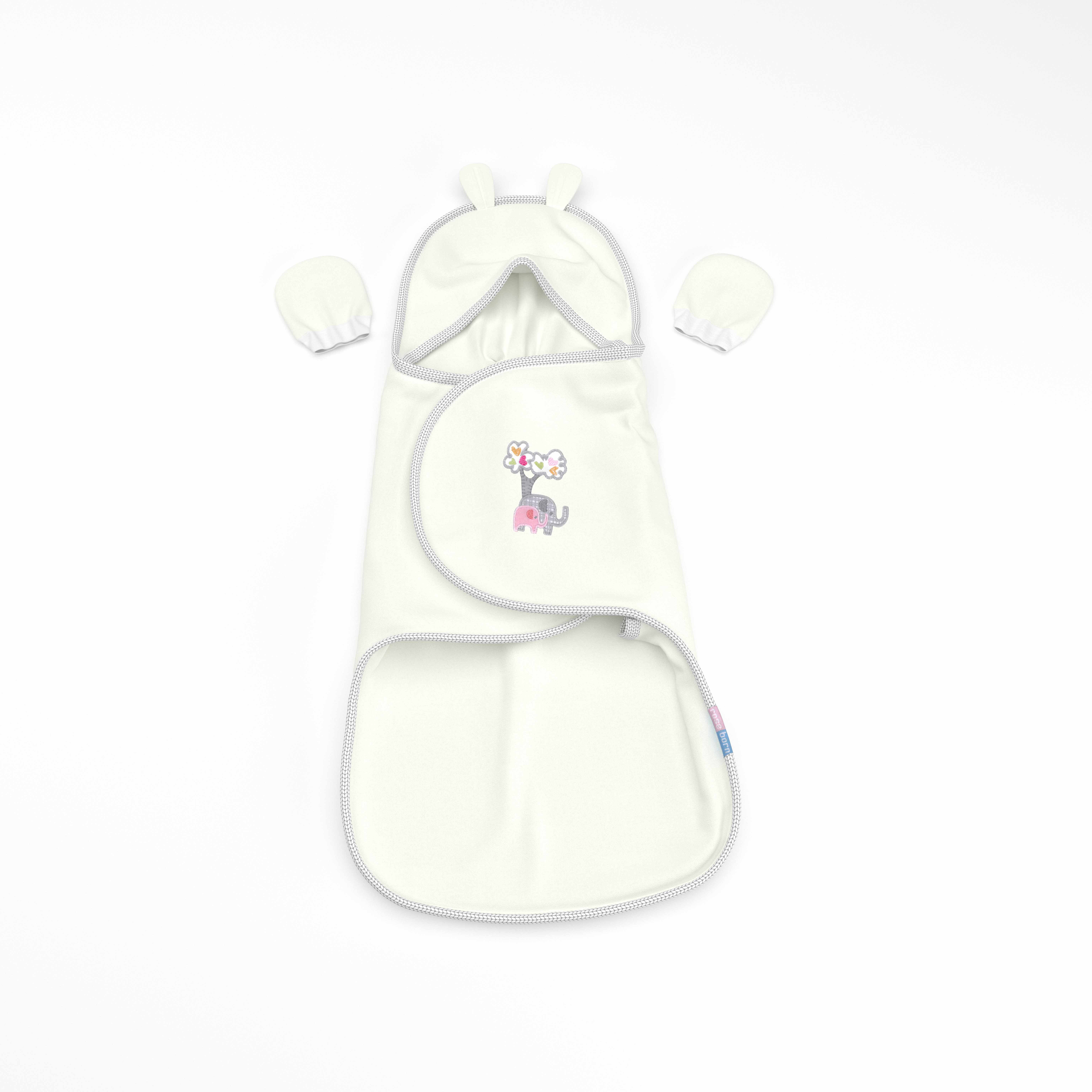 قنداق چسبی گلدوزی Family Love Girl